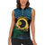 Personalised Sanma Day Women Sleeveless Polo Shirt Vanuatu Provinces Polynesian Pattern