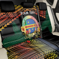 Personalised Tafea Day Back Car Seat Cover Vanuatu Provinces Polynesian Pattern LT14 - Polynesian Pride