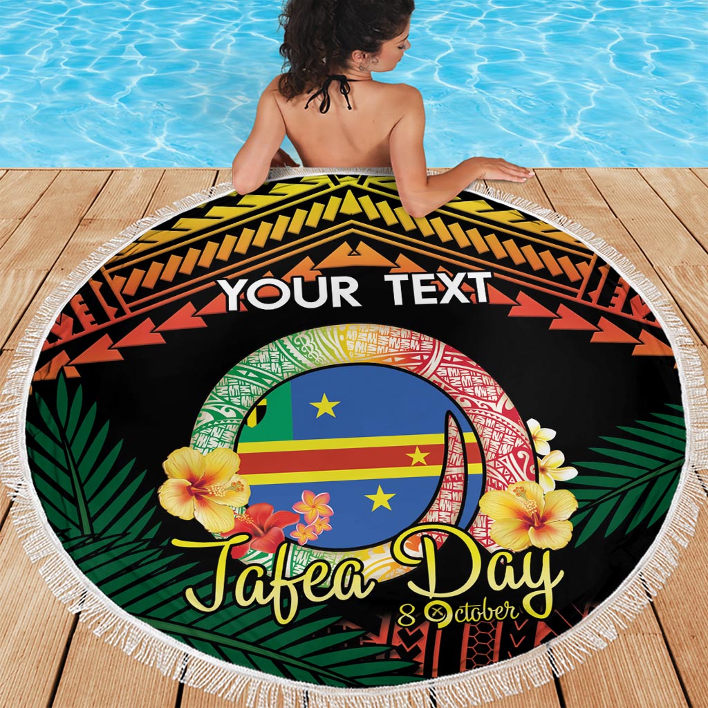 Personalised Tafea Day Beach Blanket Vanuatu Provinces Polynesian Pattern LT14 - Polynesian Pride
