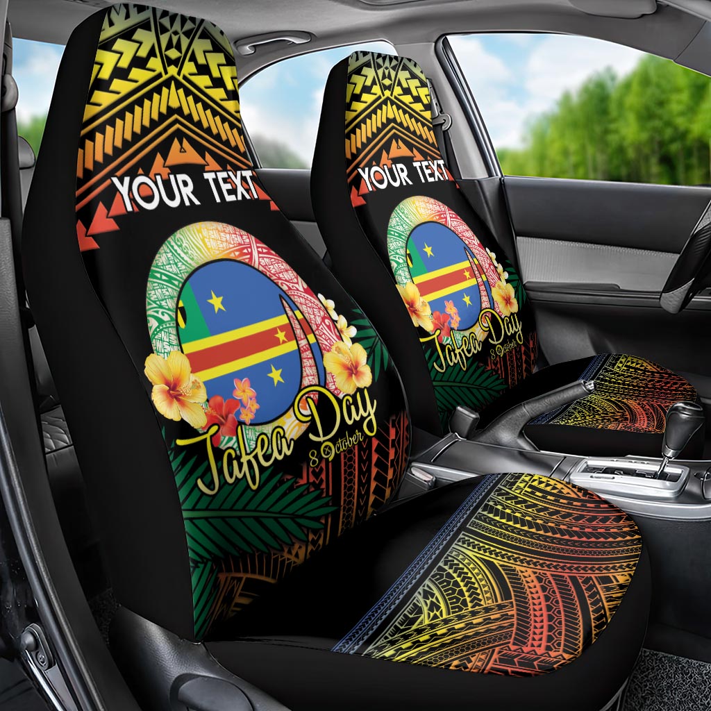 Personalised Tafea Day Car Seat Cover Vanuatu Provinces Polynesian Pattern LT14 - Polynesian Pride
