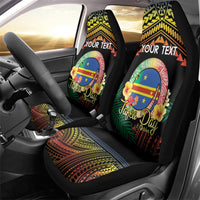 Personalised Tafea Day Car Seat Cover Vanuatu Provinces Polynesian Pattern LT14 - Polynesian Pride