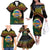 Personalised Tafea Day Family Matching Off The Shoulder Long Sleeve Dress and Hawaiian Shirt Vanuatu Provinces Polynesian Pattern