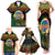 Personalised Tafea Day Family Matching Tank Maxi Dress and Hawaiian Shirt Vanuatu Provinces Polynesian Pattern