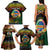 Personalised Tafea Day Family Matching Tank Maxi Dress and Hawaiian Shirt Vanuatu Provinces Polynesian Pattern