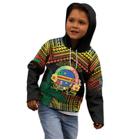 Personalised Tafea Day Kid Hoodie Vanuatu Provinces Polynesian Pattern LT14 - Polynesian Pride