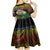 Personalised Tafea Day Kid Short Sleeve Dress Vanuatu Provinces Polynesian Pattern