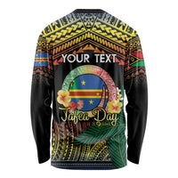 Personalised Tafea Day Long Sleeve Shirt Vanuatu Provinces Polynesian Pattern LT14 - Polynesian Pride