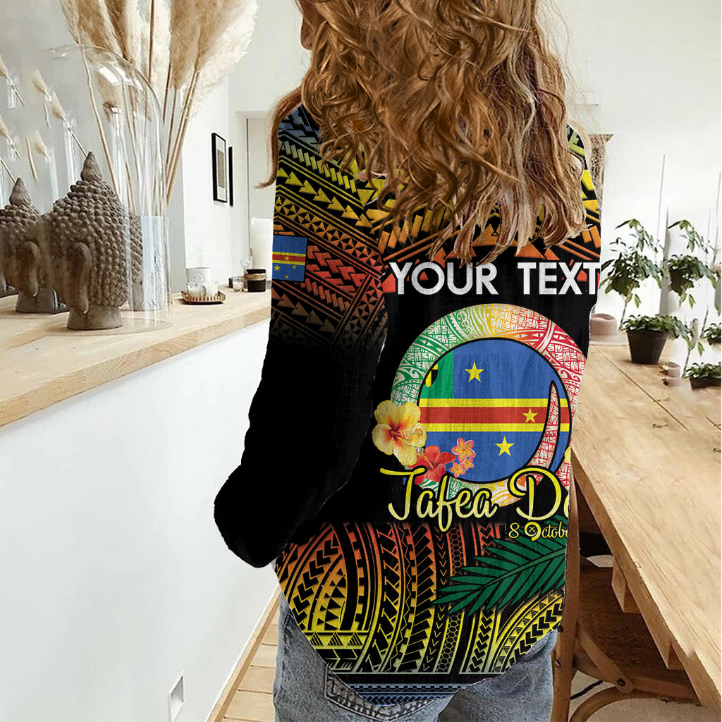 Personalised Tafea Day Women Casual Shirt Vanuatu Provinces Polynesian Pattern LT14 - Polynesian Pride