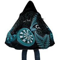 Personalised New Zealand Darts Cloak Happiness Is A Tight Threesome Maori Paua Shell LT14 Unisex Turquoise - Polynesian Pride