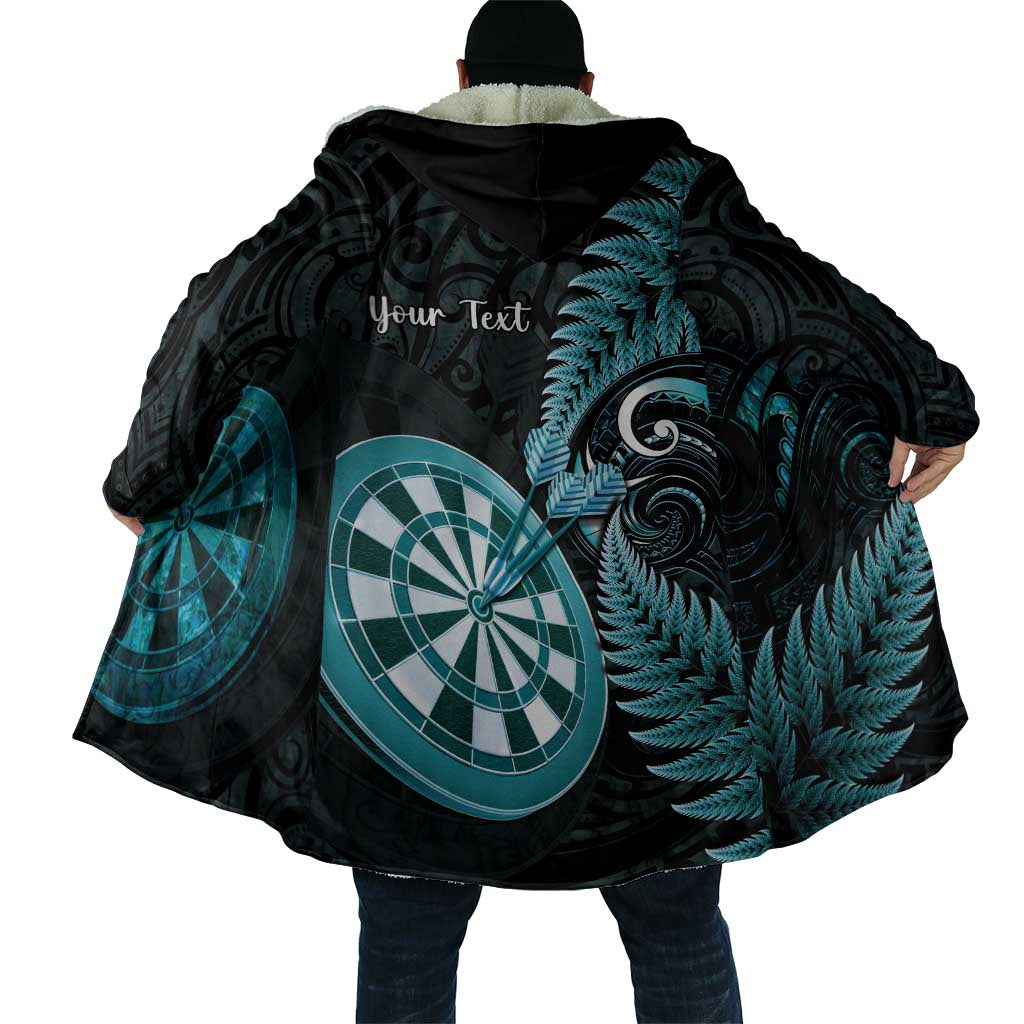 Personalised New Zealand Darts Cloak Happiness Is A Tight Threesome Maori Paua Shell LT14 - Polynesian Pride