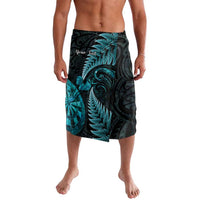 Personalised New Zealand Darts Lavalava Happiness Is A Tight Threesome Maori Paua Shell LT14 Turquoise - Polynesian Pride