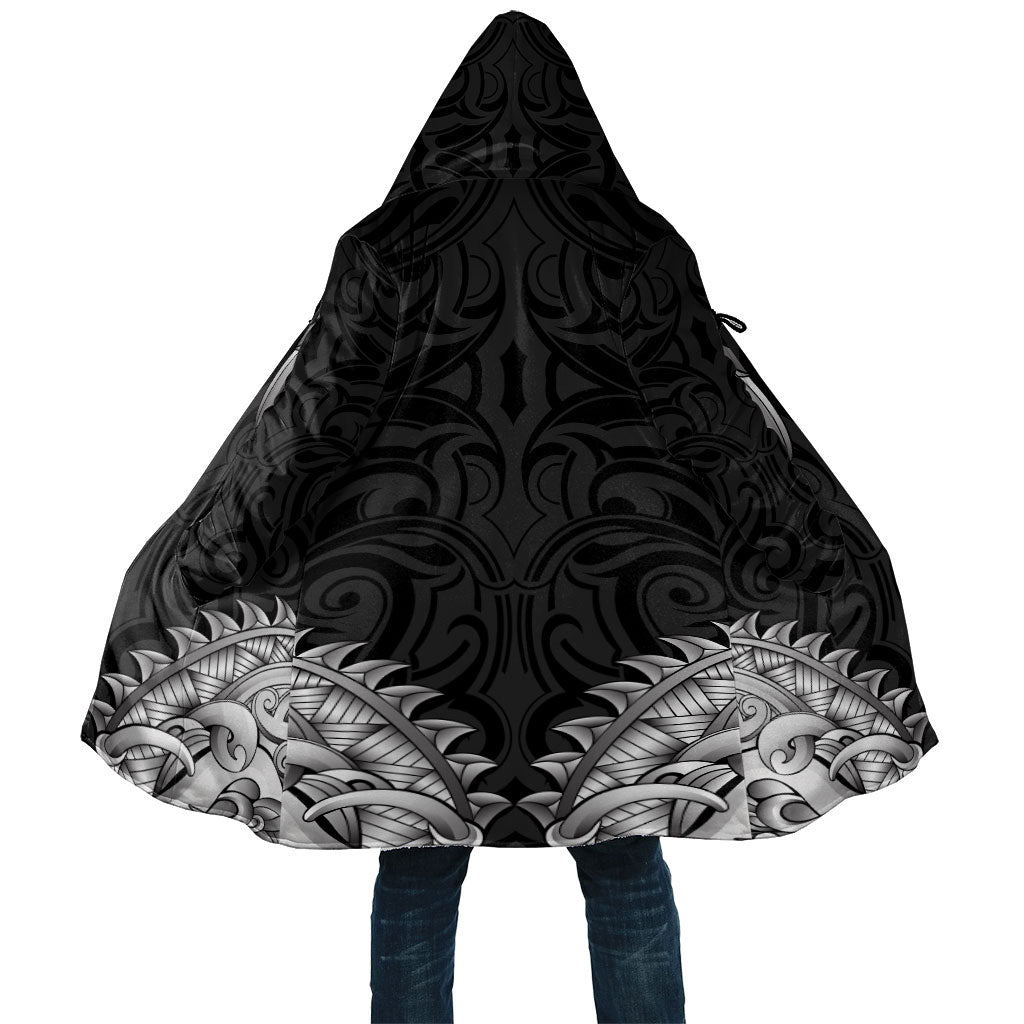 New Zealand Ta Moko Cloak Aotearoa Maori Chest Tattoo Black LT14 Unisex Black - Polynesian Pride