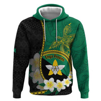 Personalised PNG Enga Provins Hoodie Papua New Guinea Plumeria Melanesian Pattern LT14 Pullover Hoodie Black - Polynesian Pride