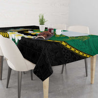 Personalised PNG Enga Provins Tablecloth Papua New Guinea Plumeria Melanesian Pattern LT14 - Polynesian Pride