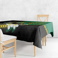 Personalised PNG Enga Provins Tablecloth Papua New Guinea Plumeria Melanesian Pattern LT14 - Polynesian Pride