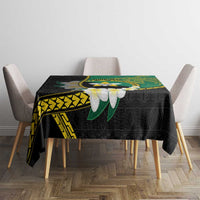 Personalised PNG Enga Provins Tablecloth Papua New Guinea Plumeria Melanesian Pattern LT14 - Polynesian Pride