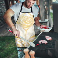 Gold White New Zealand Manta Ray Apron Aotearoa Maori Haehae LT14 - Polynesian Pride