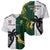 South Africa And Fiji Rugby Baseball Jersey 2023 World Cup Fijian Tapa With Kente Pattern LT14 - Polynesian Pride