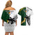 South Africa And Fiji Rugby Couples Matching Off Shoulder Short Dress and Hawaiian Shirt 2023 World Cup Fijian Tapa With Kente Pattern LT14 - Polynesian Pride