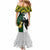 Custom South Africa And Fiji Rugby Mermaid Dress 2023 World Cup Fijian Tapa With Kente Pattern LT14 - Polynesian Pride