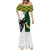 Custom South Africa And Fiji Rugby Mermaid Dress 2023 World Cup Fijian Tapa With Kente Pattern LT14 - Polynesian Pride