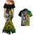 South Africa And Aotearoa Rugby Couples Matching Mermaid Dress and Hawaiian Shirt 2023 Springboks Kente Combine All Black Maori Fern LT14 - Polynesian Pride