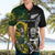 Custom South Africa And Aotearoa Rugby Hawaiian Shirt 2023 Springboks Kente Combine All Black Maori Fern LT14 - Polynesian Pride