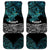 New Zealand Sulphur-crested Cockatoo Car Mats Aotearoa Maori Mix Paua Shell