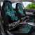 New Zealand Sulphur-crested Cockatoo Car Seat Cover Aotearoa Maori Mix Paua Shell