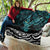 New Zealand Sulphur-crested Cockatoo Quilt Aotearoa Maori Mix Paua Shell