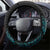 New Zealand Sulphur-crested Cockatoo Steering Wheel Cover Aotearoa Maori Mix Paua Shell