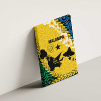 Malampa Province Canvas Wall Art Vanuatu Map - Plumeria Flag Color LT14 - Polynesian Pride