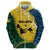 Malampa Province Hoodie Vanuatu Map - Plumeria Flag Color