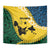 Malampa Province Tapestry Vanuatu Map - Plumeria Flag Color