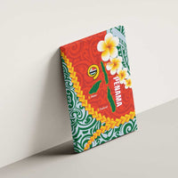 Penama Province Canvas Wall Art Vanuatu Map - Plumeria Flag Color LT14 - Polynesian Pride