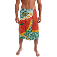 Penama Province Lavalava Vanuatu Map - Plumeria Flag Color LT14 Red - Polynesian Pride