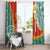 Penama Province Window Curtain Vanuatu Map - Plumeria Flag Color