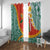 Penama Province Window Curtain Vanuatu Map - Plumeria Flag Color