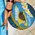 Sanma Province Beach Blanket Vanuatu Pattern Myna Bird - Plumeria Flag Color