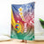 Shefa Province Blanket Vanuatu Pattern Map - Plumeria Flag Color