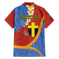 Tafea Province Hawaiian Shirt Vanuatu Pattern Map - Plumeria Flag Color LT14 - Polynesian Pride