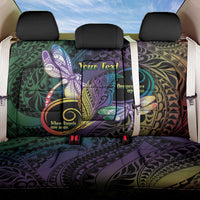 Personalized Polynesian Memorial Back Car Seat Cover Dragonflies Appear When Angels Are Near LT14 One Size Colorful - Polynesian Pride