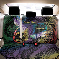 Personalized Polynesian Memorial Back Car Seat Cover Dragonflies Appear When Angels Are Near LT14 - Polynesian Pride