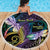 Personalized Polynesian Memorial Beach Blanket Dragonflies Appear When Angels Are Near