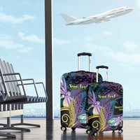 Personalized Polynesian Memorial Luggage Cover Dragonflies Appear When Angels Are Near LT14 - Polynesian Pride