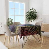 Personalized Polynesian Memorial Tablecloth Dragonflies Appear When Angels Are Near LT14 - Polynesian Pride