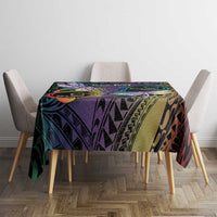 Personalized Polynesian Memorial Tablecloth Dragonflies Appear When Angels Are Near LT14 - Polynesian Pride