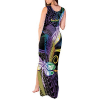 Personalized Polynesian Memorial Tank Maxi Dress Dragonflies Appear When Angels Are Near LT14 - Polynesian Pride