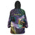 Personalized Polynesian Memorial Wearable Blanket Hoodie Dragonflies Appear When Angels Are Near