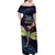 As Long As I Breathe You'll Be Remembered Family Matching Off Shoulder Maxi Dress and Hawaiian Shirt Dragonflies Memorial - Polynesian Pattern